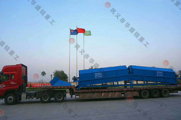 煤礦廠滾筒篩發(fā)往江蘇宿遷